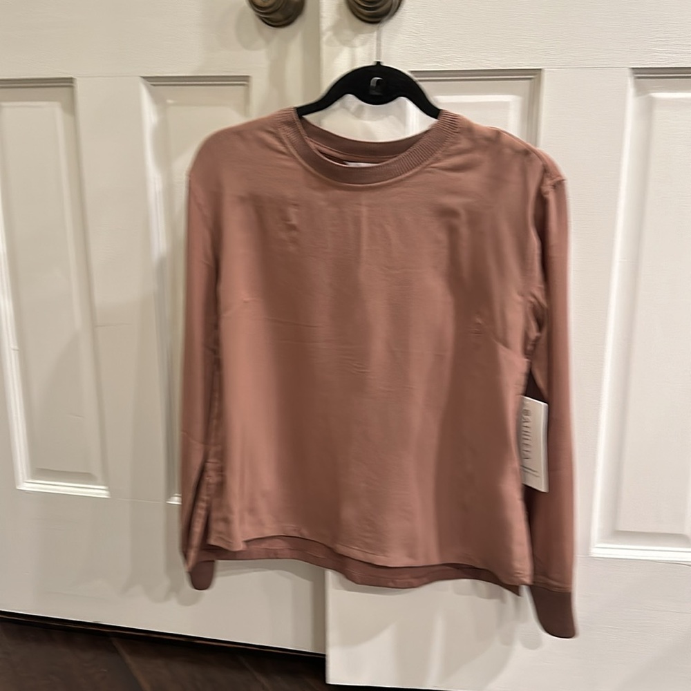 Athleta Silk Hybrid Top